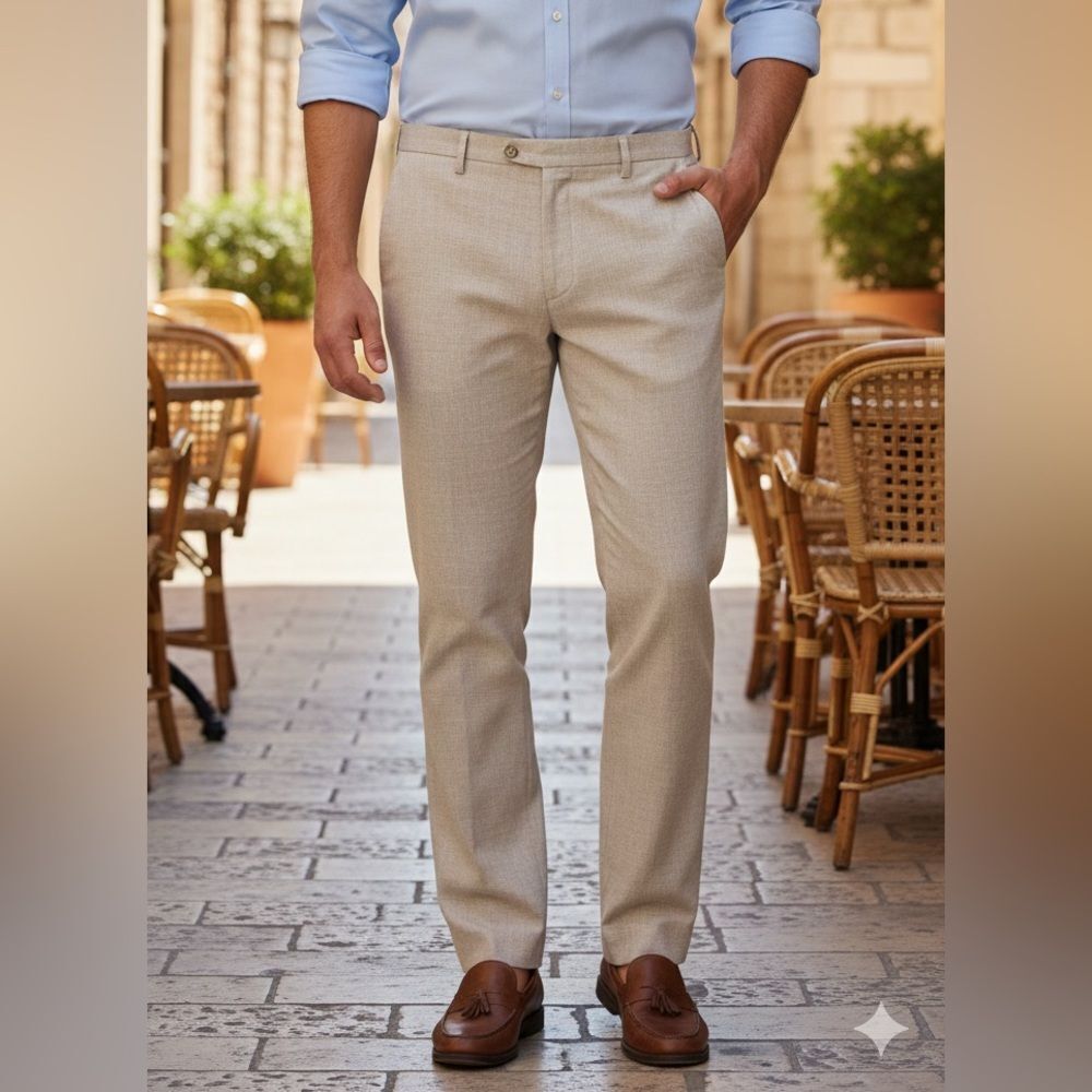 Take 50% OFF- Dockers Premium Linen Men's Tan Pants, Size- W42 L30